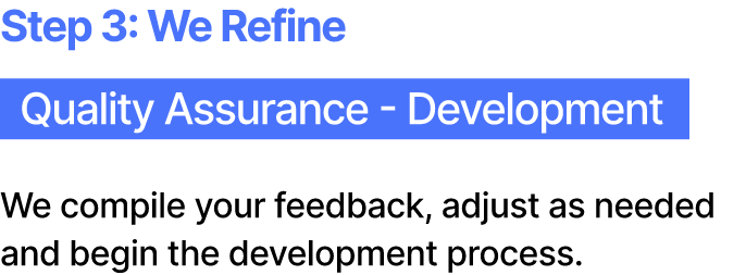 we refine